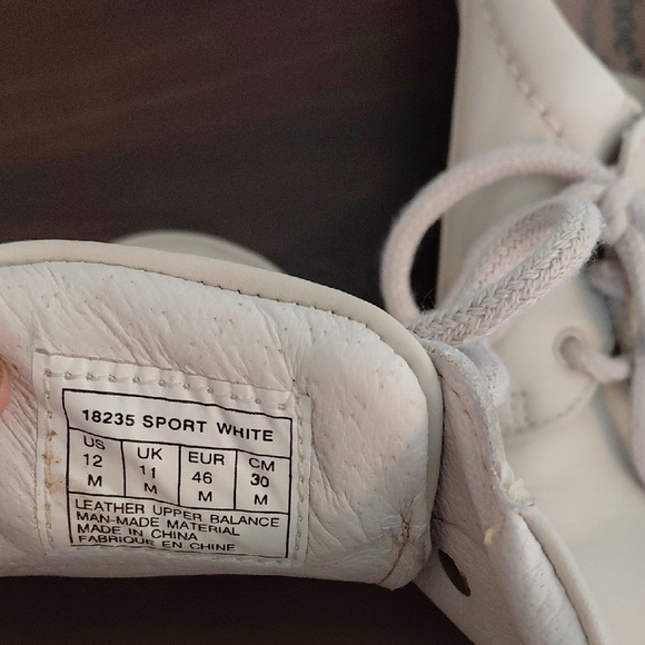 Hush Puppies Cream Boat Shoes - Picture 6 of 7